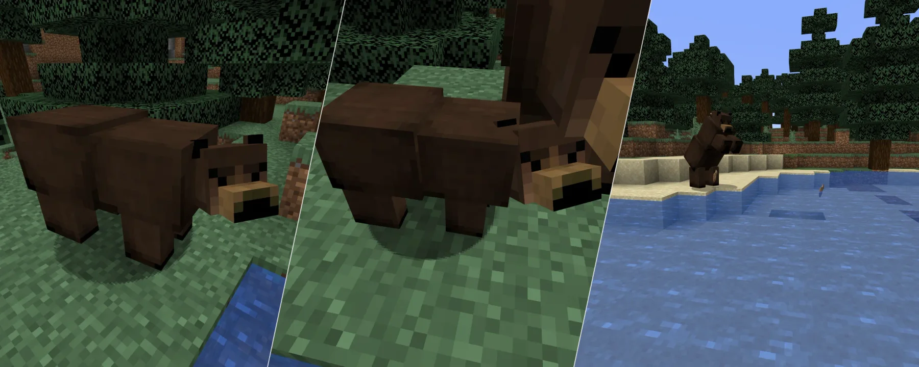Grizzly bear Mod - Fabric — Grizzly bear Mod - Fabric screenshots 1–3