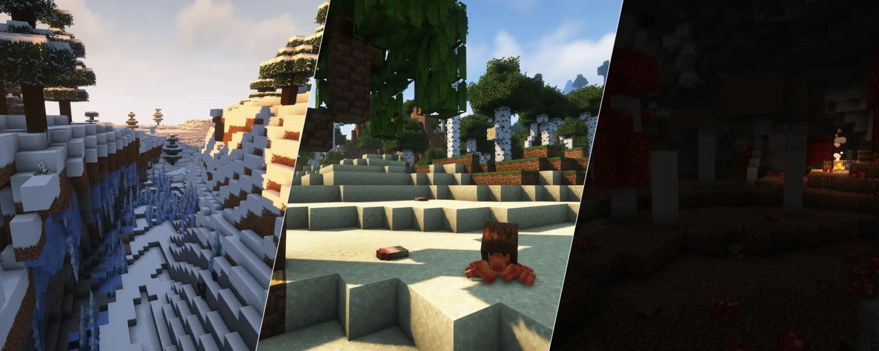 Valhelsia: Enhanced Vanilla — Valhelsia: Enhanced Vanilla screenshots 1–3