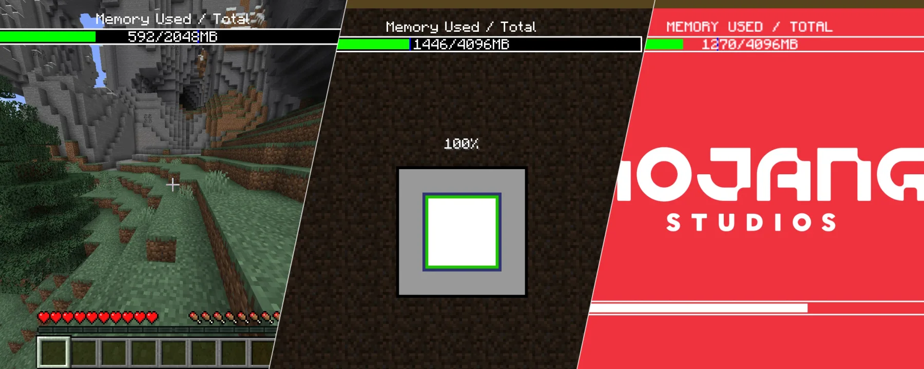 Memory Usage Screen [Forge/Fabric] — Memory Usage Screen [Forge/Fabric] screenshots 1–3