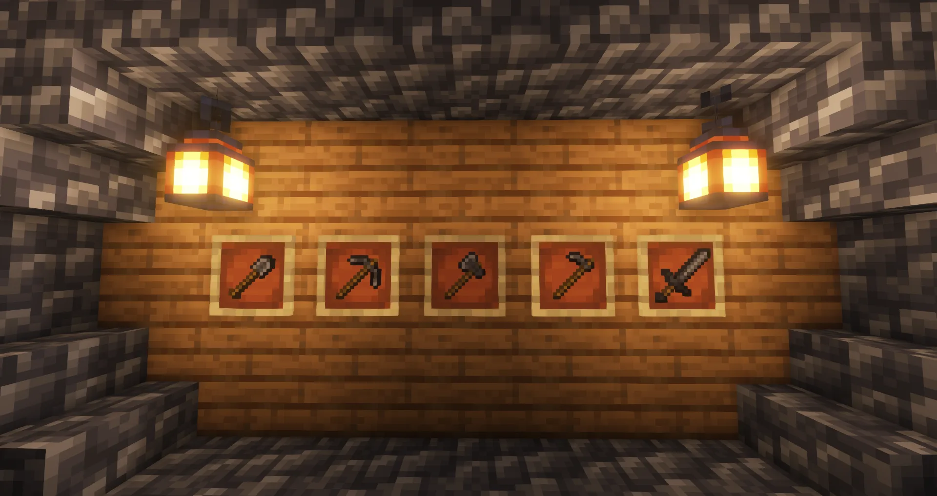 Flinty Tools — Looks good in item frames!