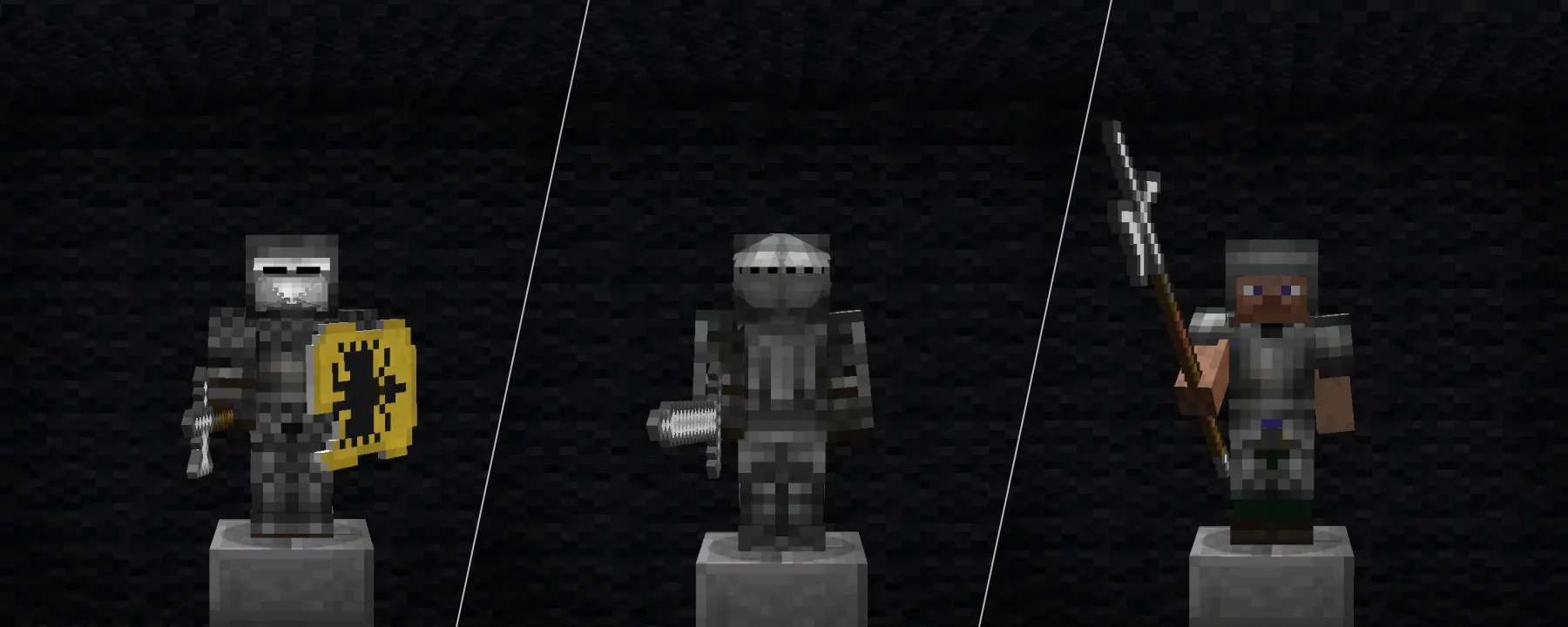 Epic Knights: Shields, Armor and Weapons [Fabric/Forge/NeoForge] — Epic Knights: Shields, Armor and Weapons [Fabric/Forge/NeoForge] screenshots 13–15