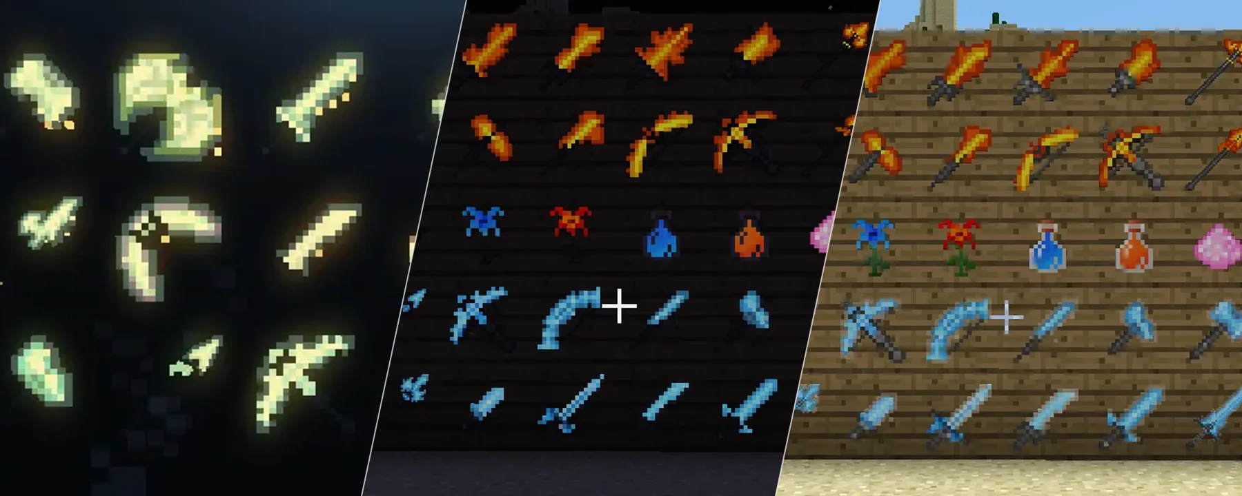 Animated And Emissive: Ice and Fire and Spartan Weaponry — Animated And Emissive: Ice and Fire and Spartan Weaponry screenshots 1–3