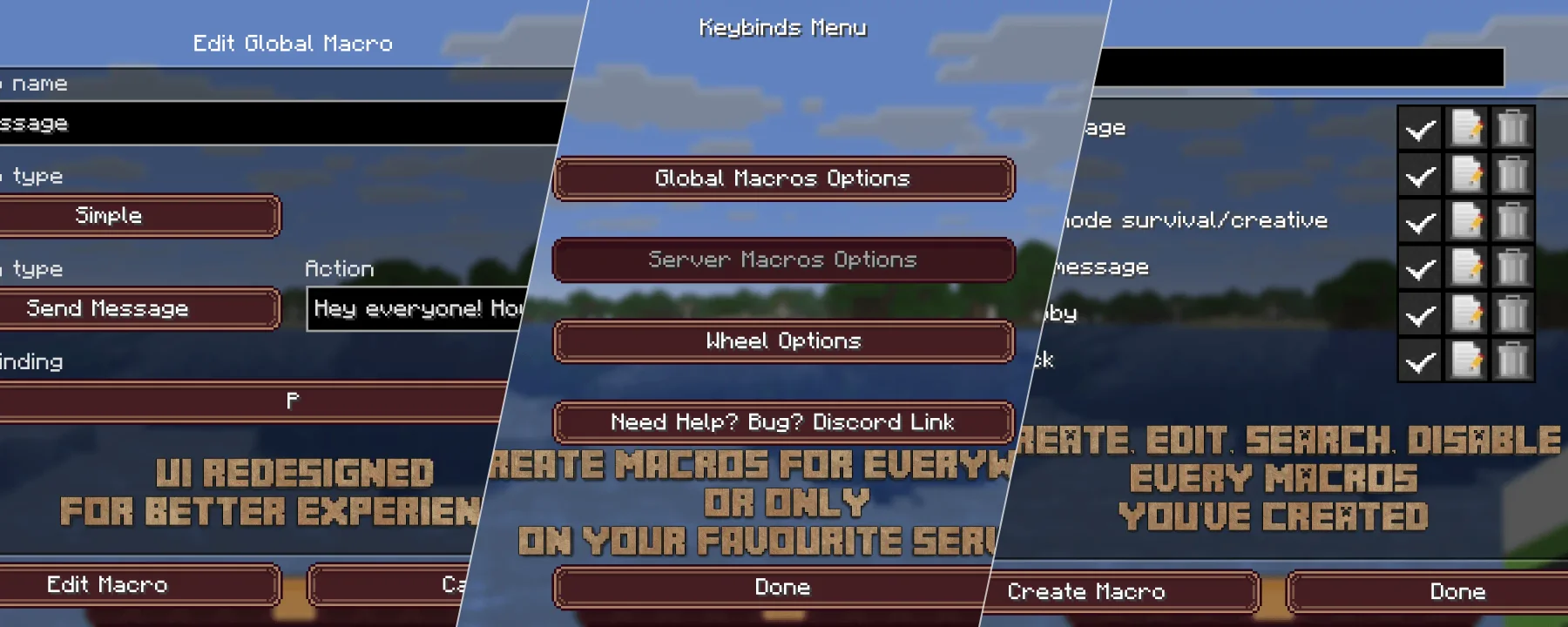 Macro Keybinds — Macro Keybinds screenshots 1–3