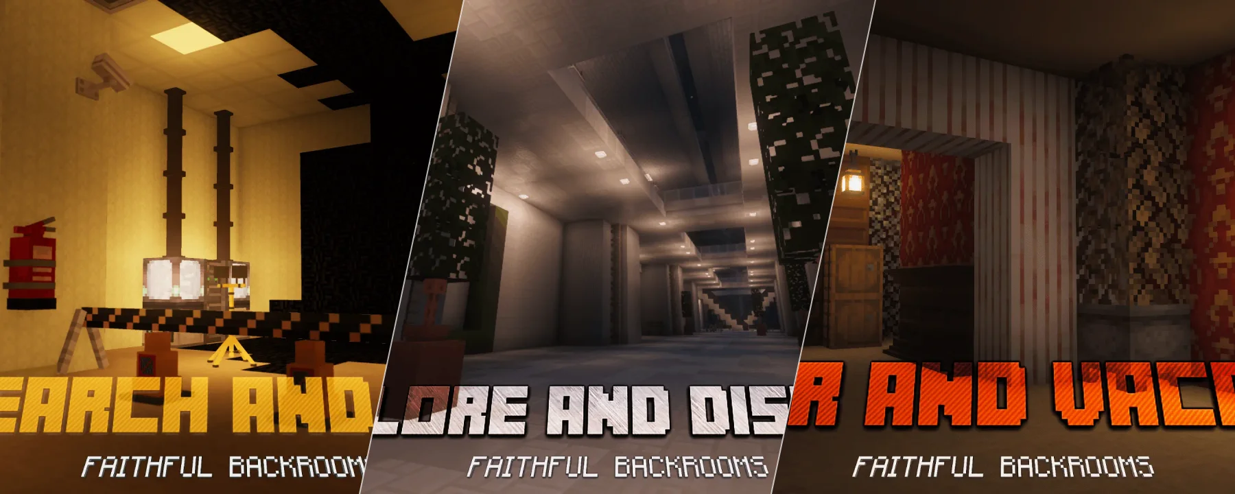 Faithful Backrooms (Immersive Portals Support) — Faithful Backrooms (Immersive Portals Support) screenshots 1–3