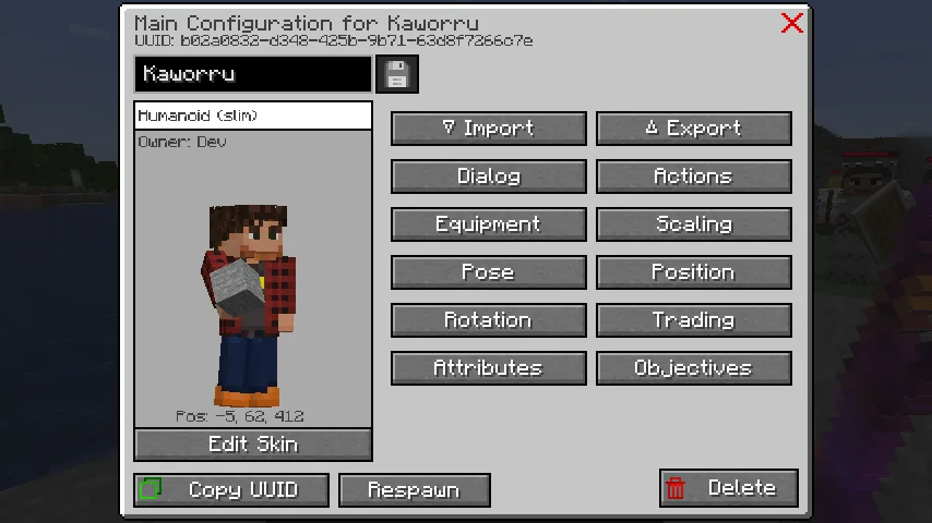 Easy NPC — EasyNPC Configuration