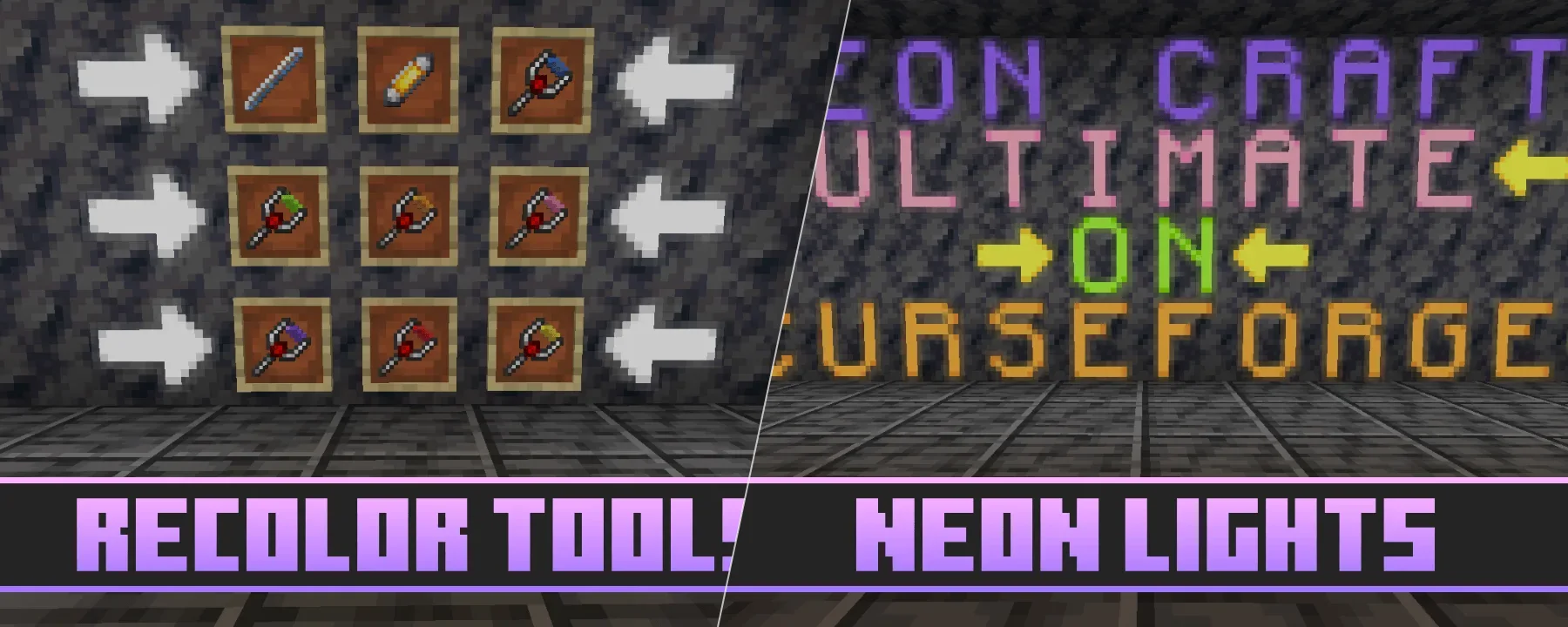 Neon Craft Ultimate — Neon Craft Ultimate screenshots 1–2