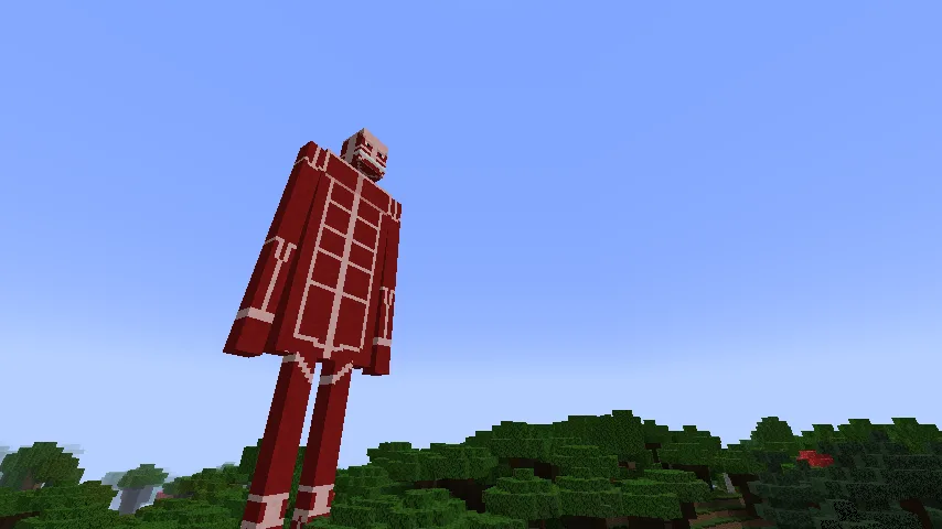 Attack on block ~ titans & pixels — Rumbling titan