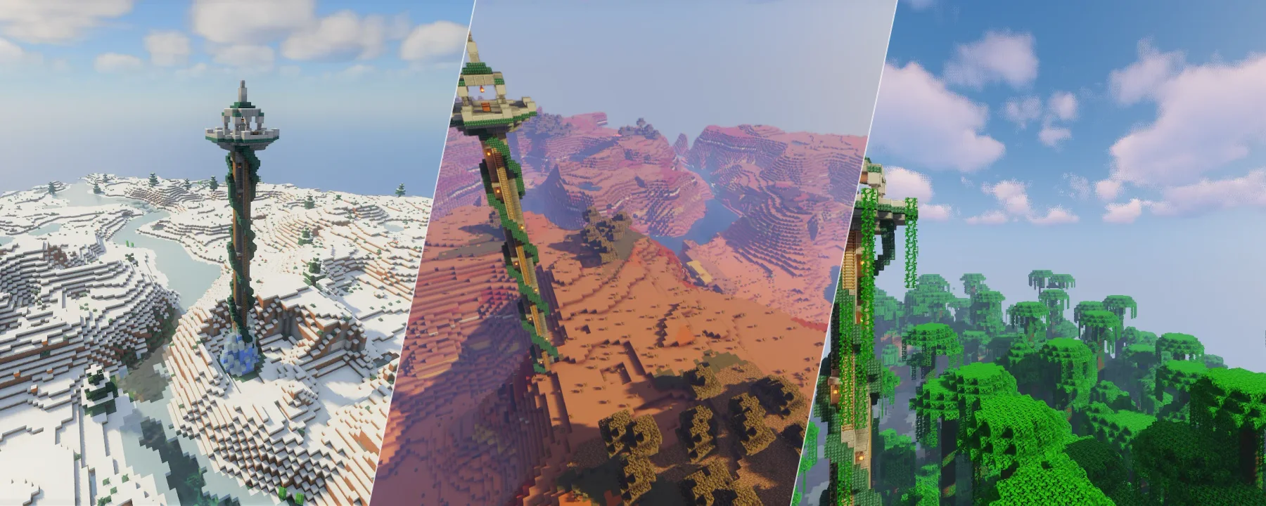 Towers of the Wild: Reworked (Datapack) — Towers of the Wild: Reworked (Datapack) screenshots 1–3