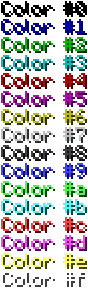 Colored Signs — Colors
