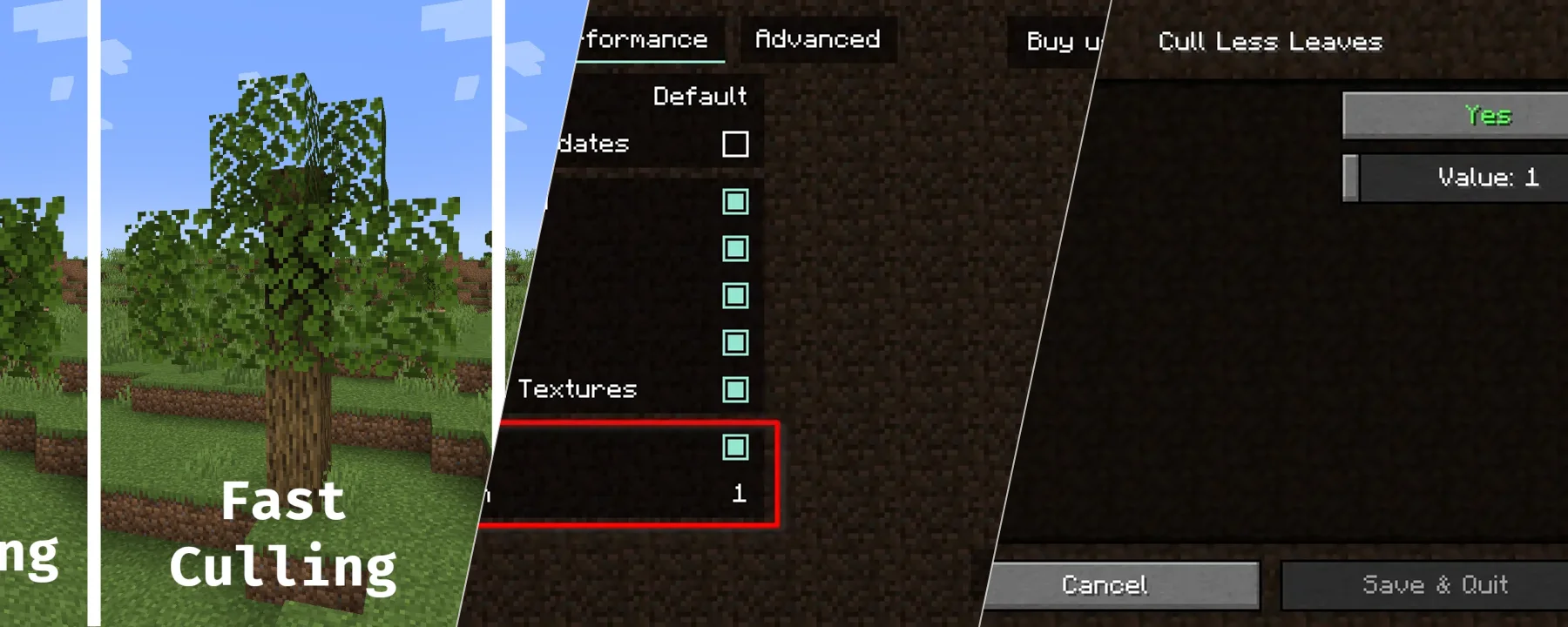 Cull Less Leaves — Cull Less Leaves screenshots 1–3