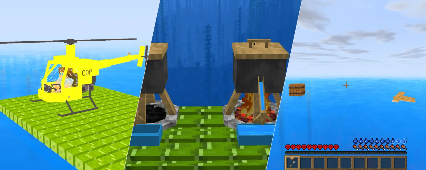 RaftCraft 2 — RaftCraft 2 screenshots 1–3