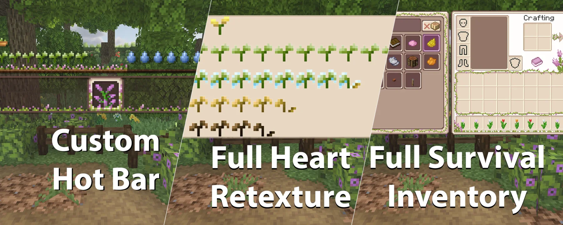 Overgrown Flowery GUI — Overgrown Flowery GUI screenshots 1–3