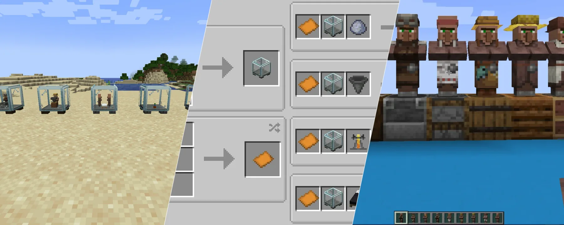 Pickable Villagers [Fabric] — Pickable Villagers [Fabric] screenshots 1–3