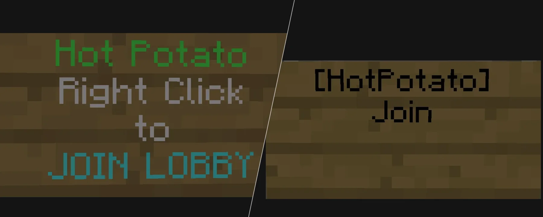 Minecraft Hot Potato  — Minecraft Hot Potato  screenshots 1–2