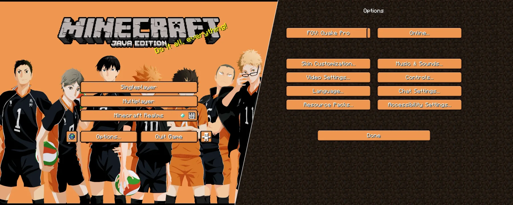Haikyuu!! Custom GUI Pack — Haikyuu!! Custom GUI Pack screenshots 1–2