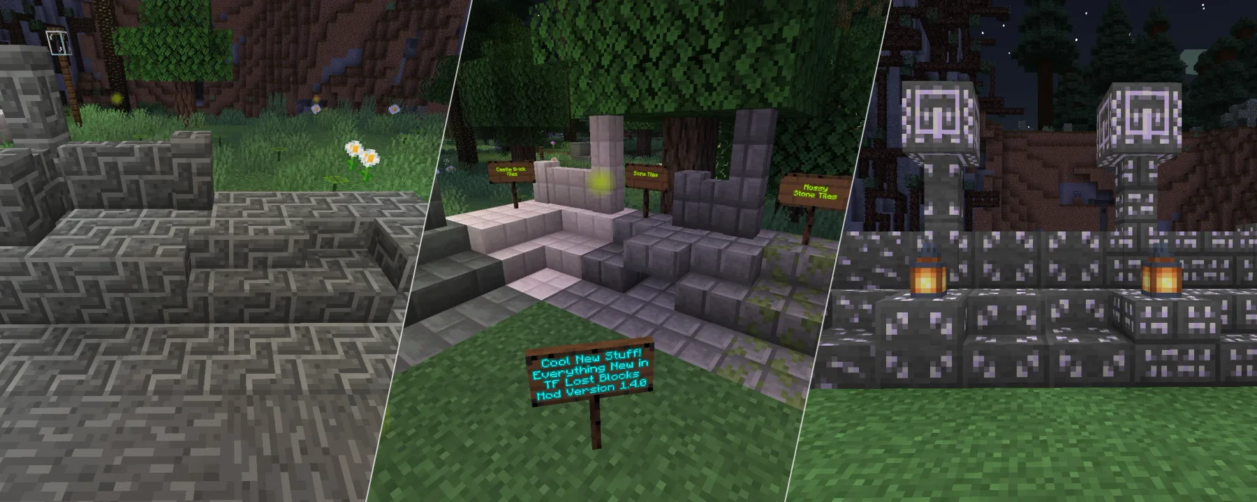 Twilight Forest: The Lost Blocks — Twilight Forest: The Lost Blocks screenshots 1–3