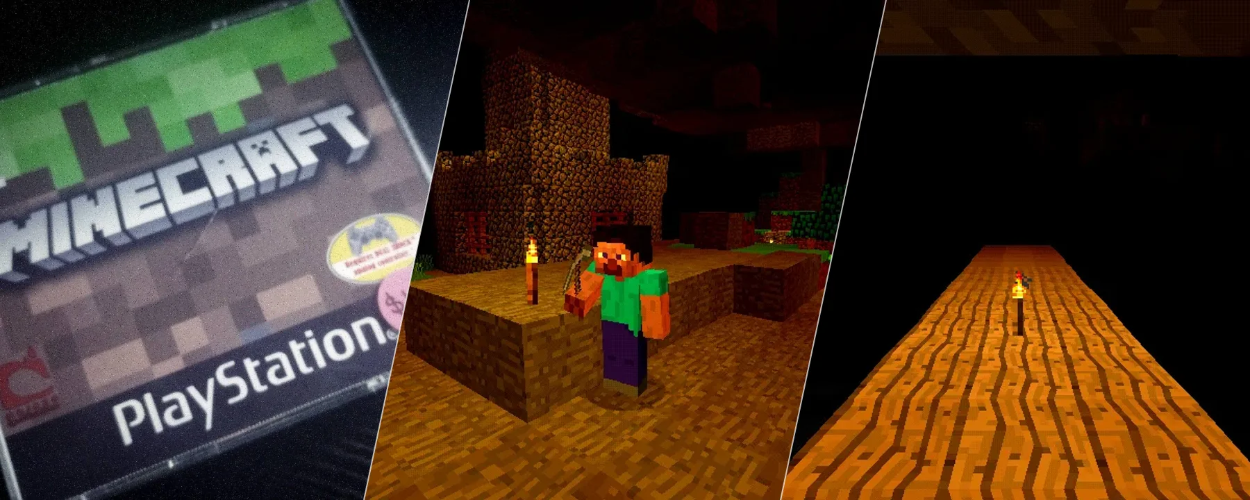 MCSX - Minecraft: PS1 Edition — MCSX - Minecraft: PS1 Edition screenshots 1–3