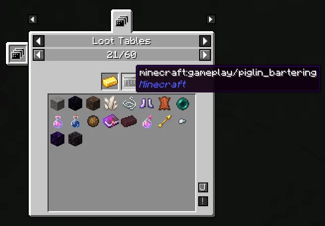 Roughly Enough Loot Tables — Screenshot 1