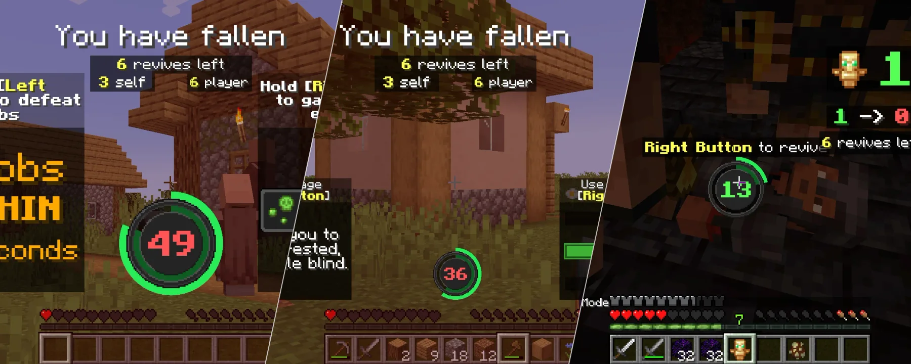Revive Me! - Player Revival Mod — Revive Me! - Player Revival Mod screenshots 1–3