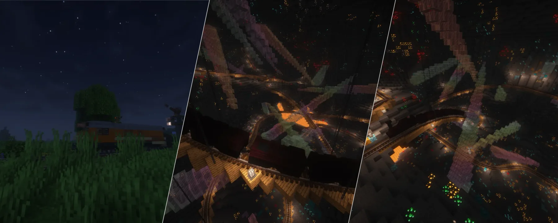 Create: Steam 'n' Rails — Create: Steam 'n' Rails screenshots 1–3