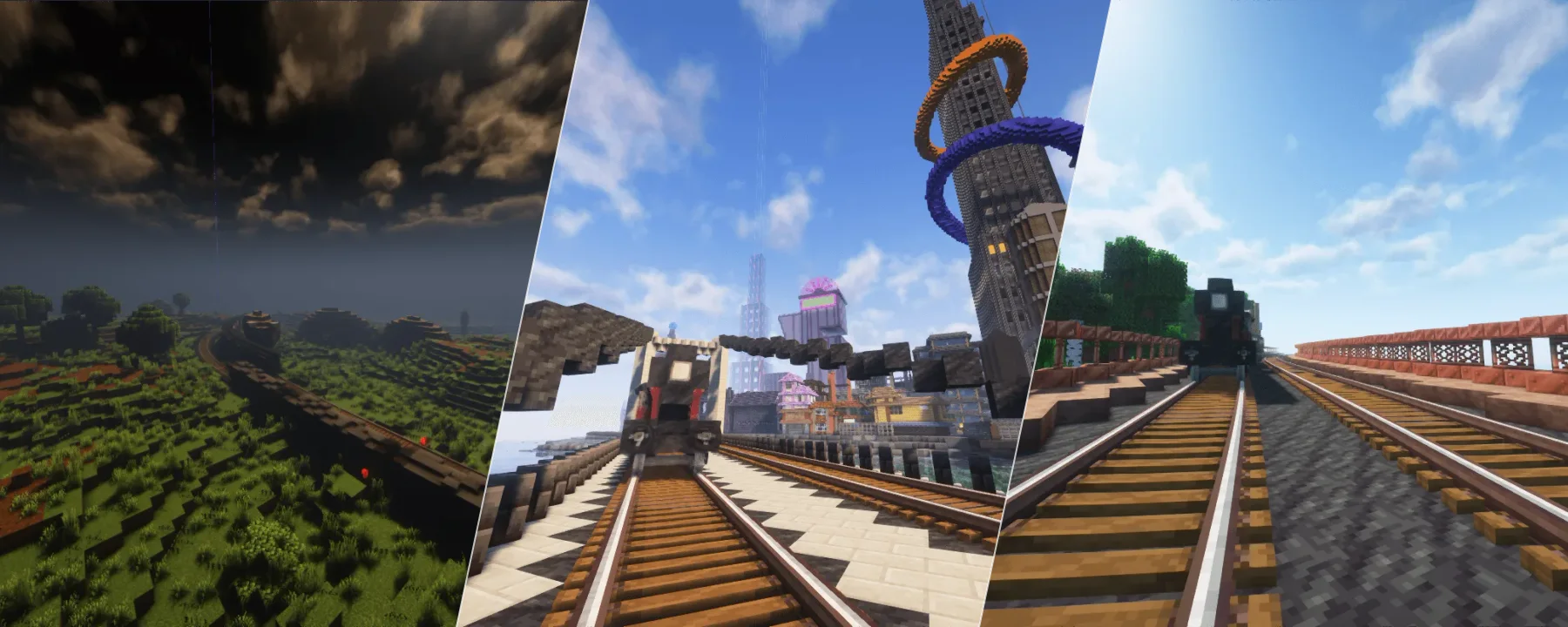 Create: Steam 'n' Rails — Create: Steam 'n' Rails screenshots 13–15