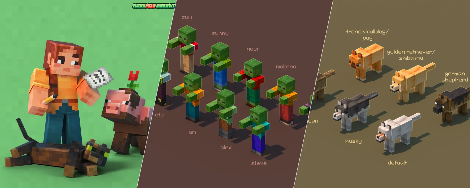 More Mob Variants — More Mob Variants screenshots 1–3