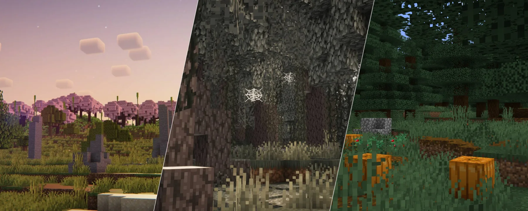 Geophilic – Vanilla Biome Overhauls — Geophilic – Vanilla Biome Overhauls screenshots 1–3