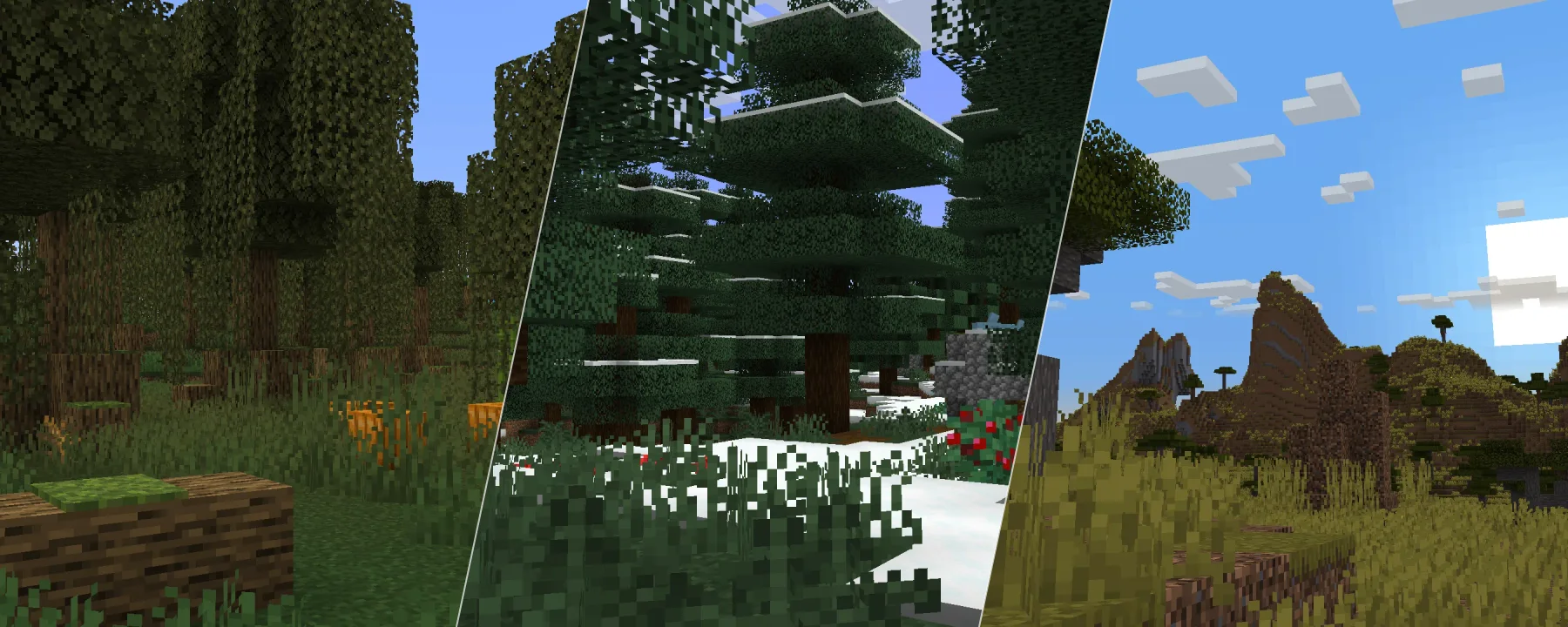 Geophilic – Vanilla Biome Overhauls — Geophilic – Vanilla Biome Overhauls screenshots 4–6