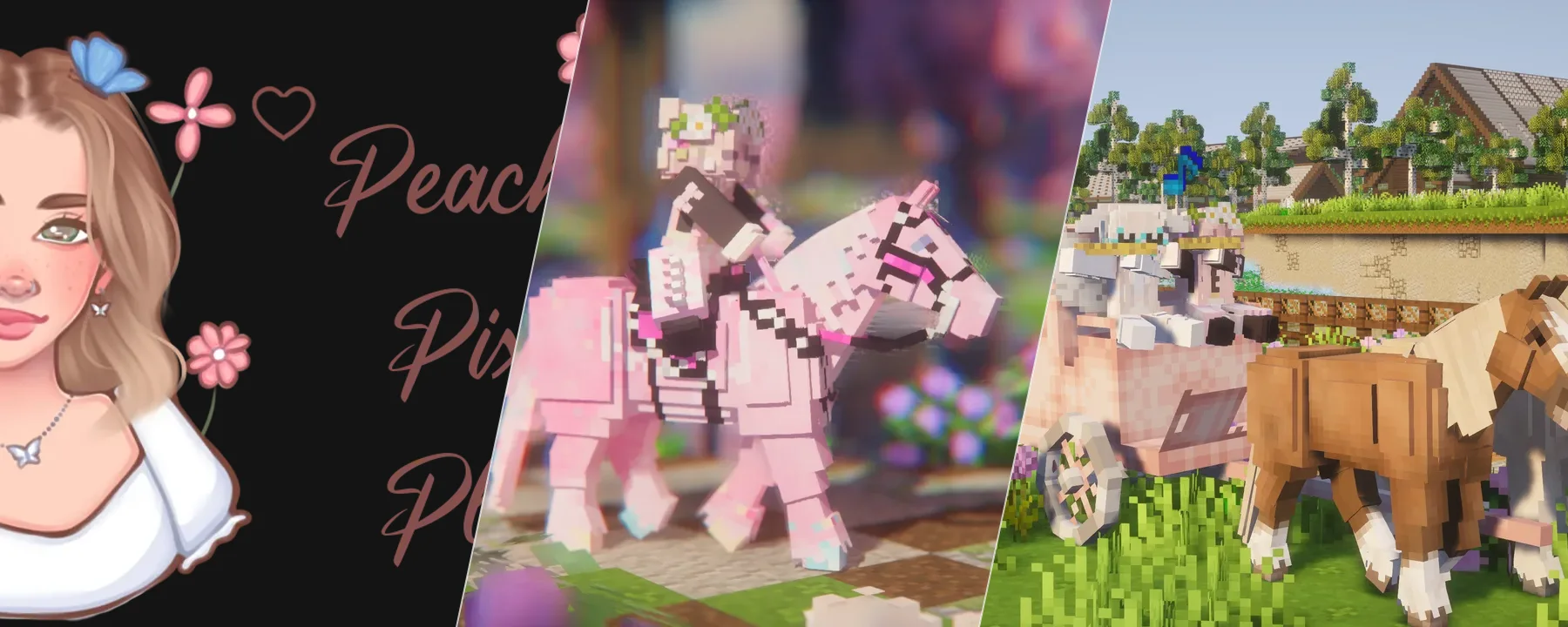 Peachy's Pixel Place (Equestrian, Adventure & Farming) — Peachy's Pixel Place (Equestrian, Adventure & Farming) screenshots 1–3