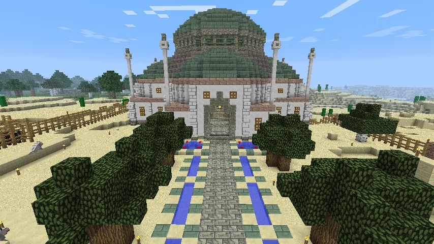 UndergroundBiomesConstructs — Byzantine-Style Basilica