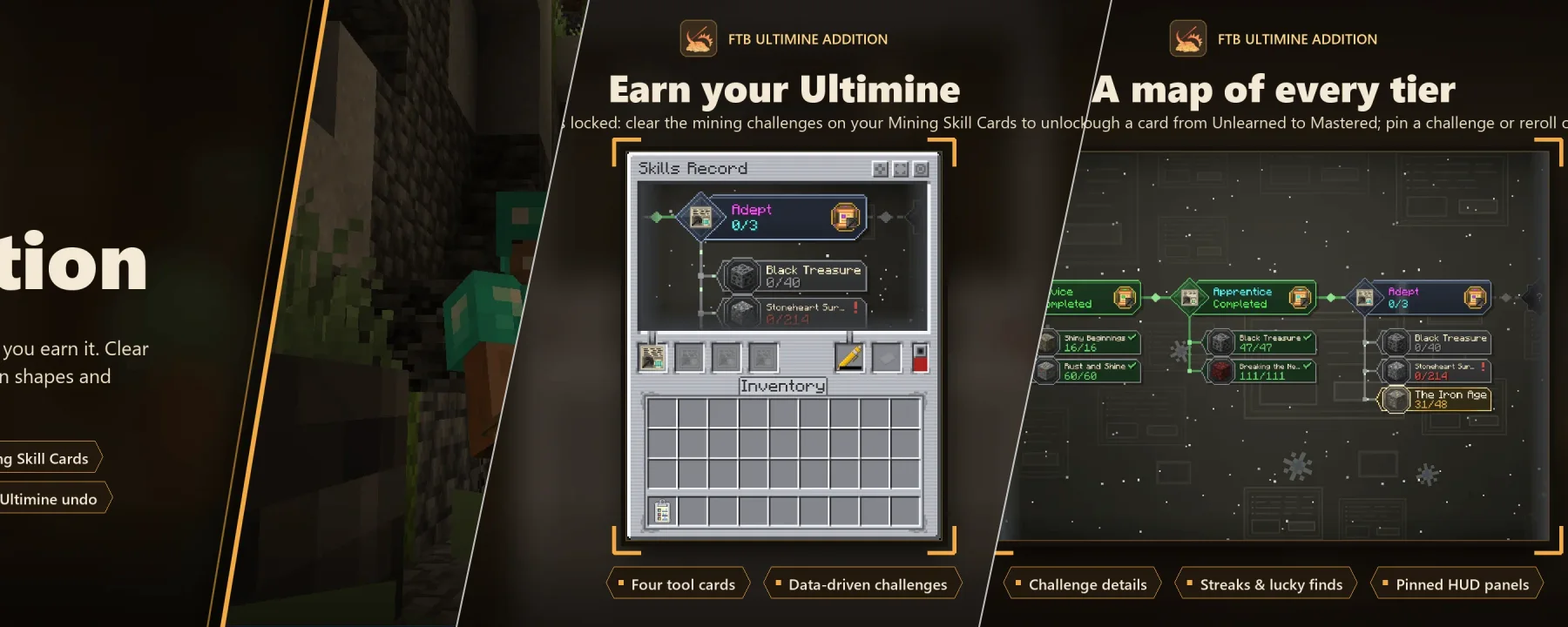 FTB Ultimine Addition (Forge/NeoForge/Fabric) — FTB Ultimine Addition (Forge/NeoForge/Fabric) screenshots 1–3