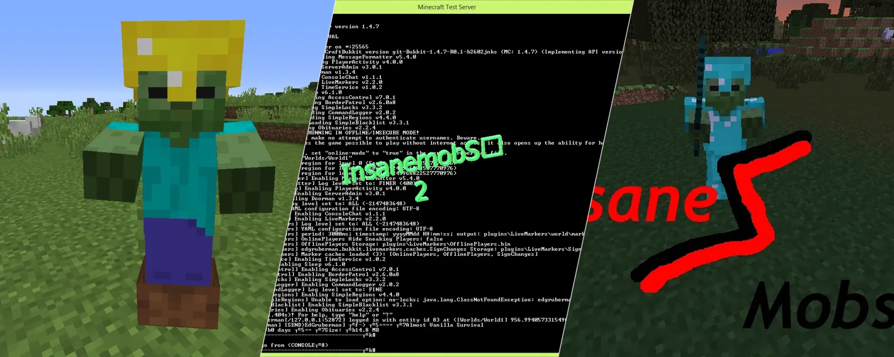 InsaneMobs2 — InsaneMobs2 screenshots 1–3