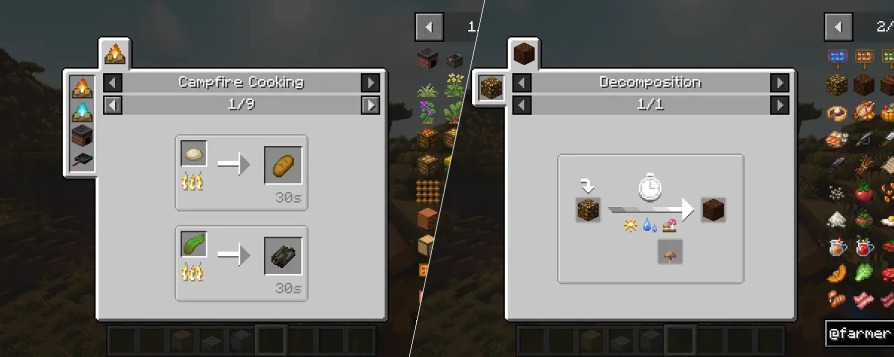 Just Enough Farmer's Recipes — Just Enough Farmer's Recipes screenshots 1–2