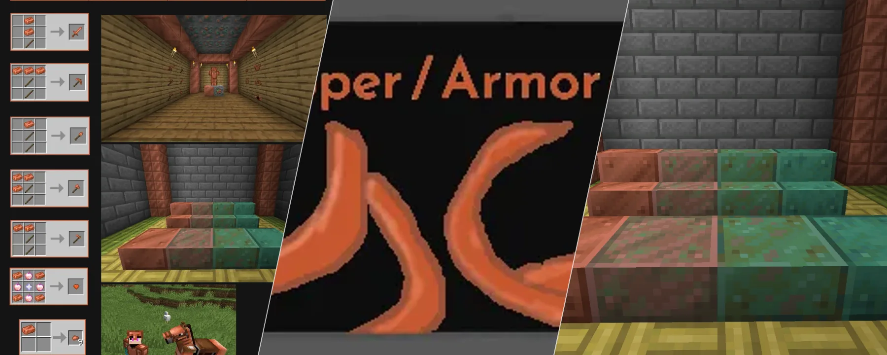 Better Copper / Armor and Tools — Better Copper / Armor and Tools screenshots 1–3