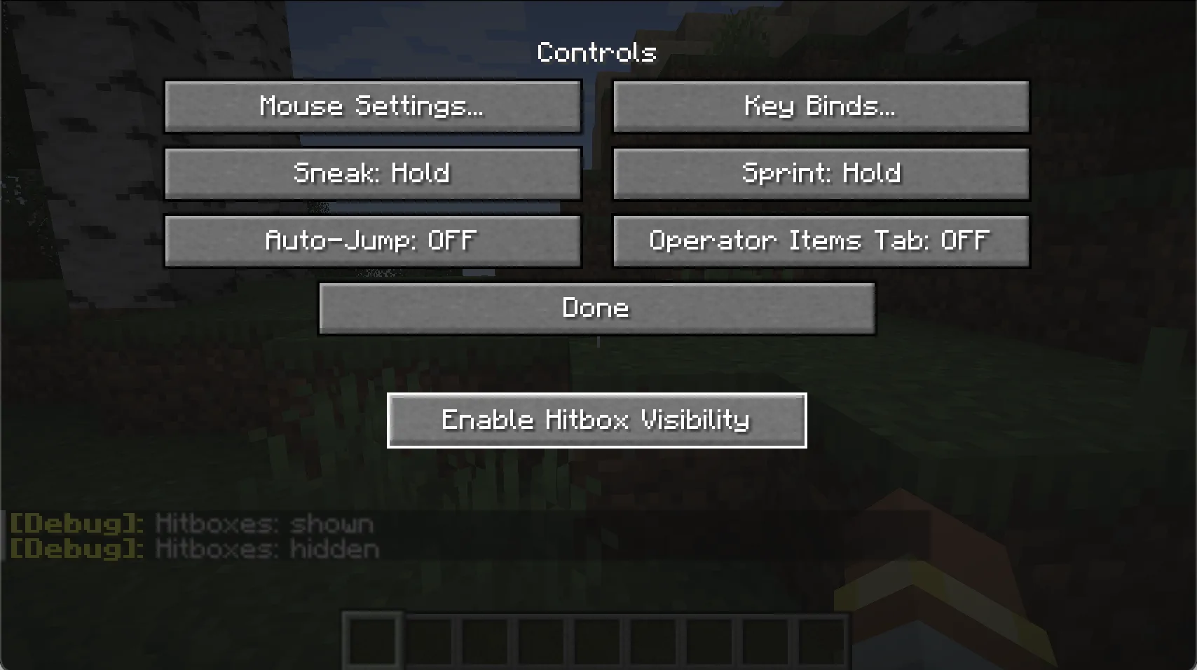 Convenient Hitboxes — Button location
