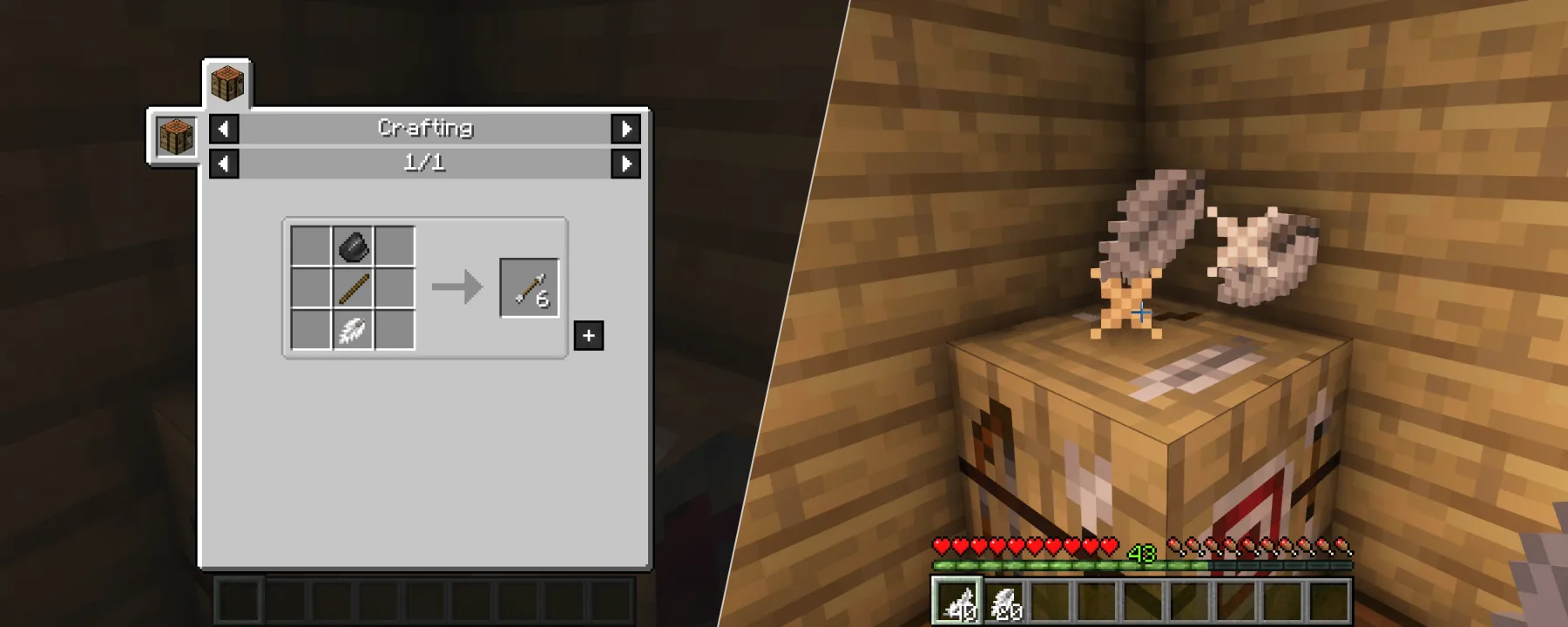 NoCube's Better Fletching Table — NoCube's Better Fletching Table screenshots 1–2