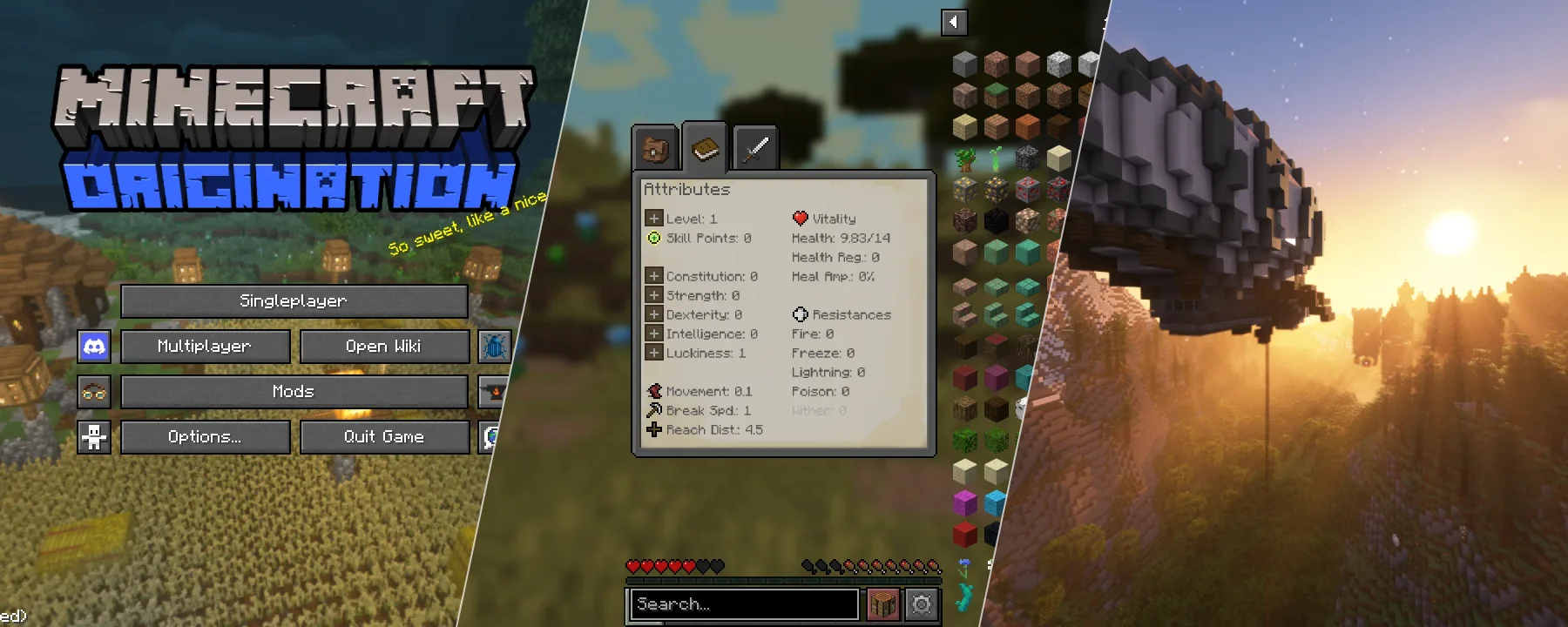 Origination - An Origins Modpack — Origination - An Origins Modpack screenshots 1–3