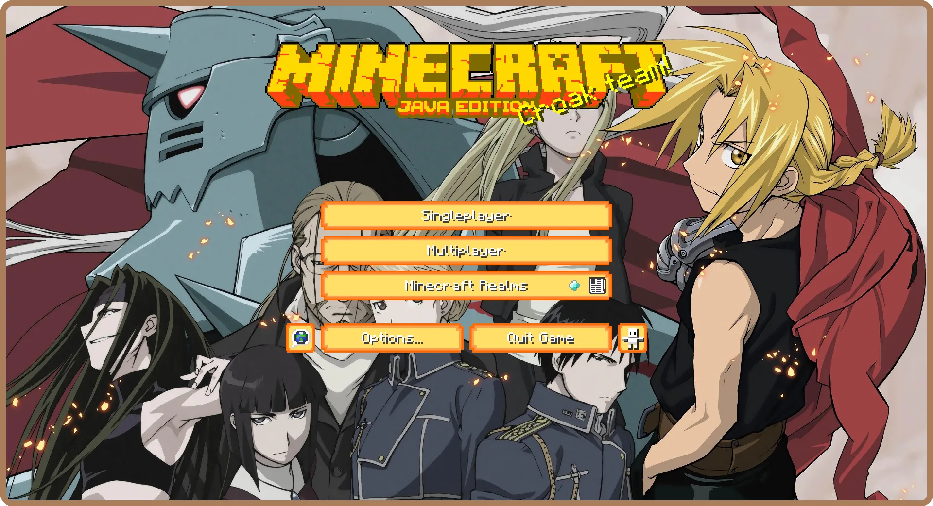 Fullmetal Alchemist Brotherhood Custom GUI Pack — Fullmetal Alchemist Brotherhood Custom GUI Pack screenshot