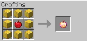 Crafting Enchanted Golden Apple — recipe