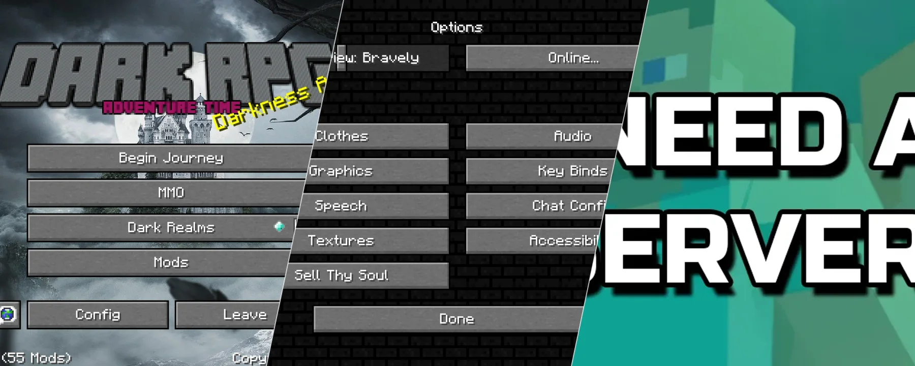 DarkRPG Menu - DarkMenu (RPG Theme) — DarkRPG Menu - DarkMenu (RPG Theme) screenshots 1–3