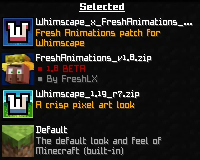 Whimscape x Fresh Animations — Load Order