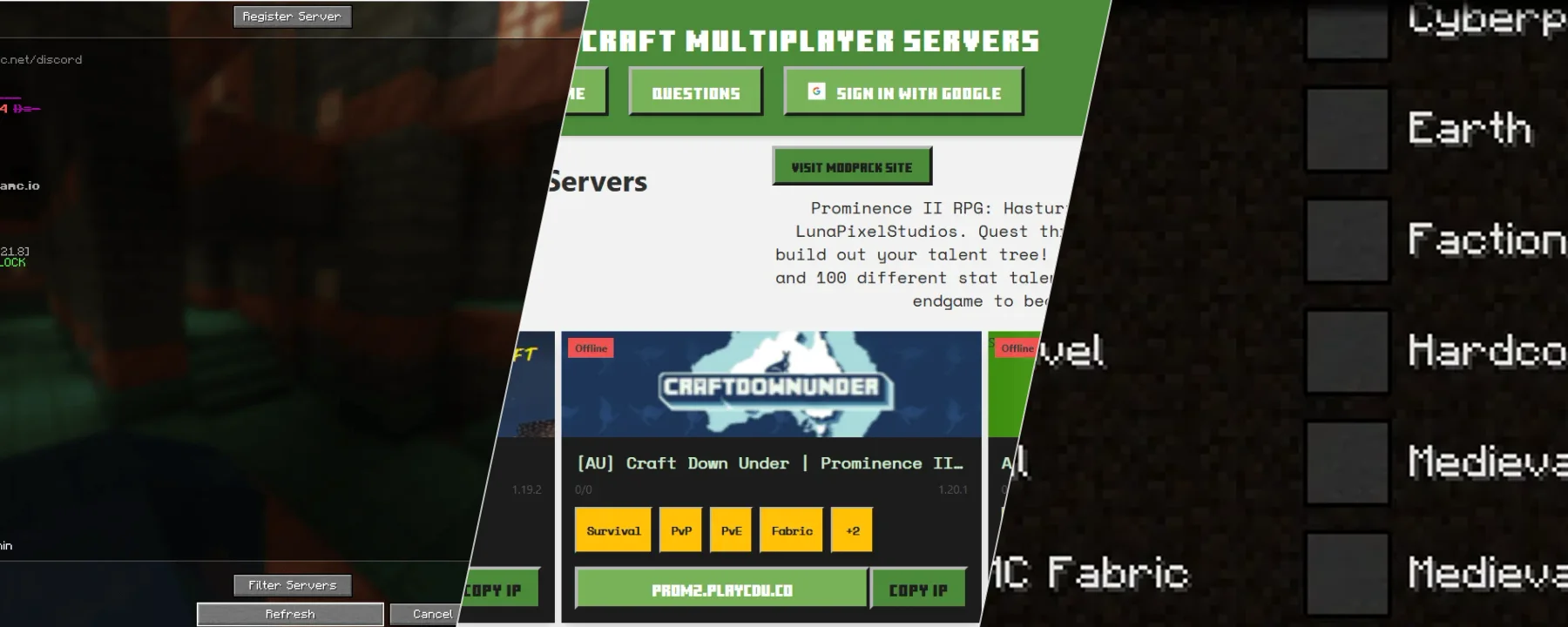 Server Browser - In Game Server Listings — Server Browser - In Game Server Listings screenshots 1–3
