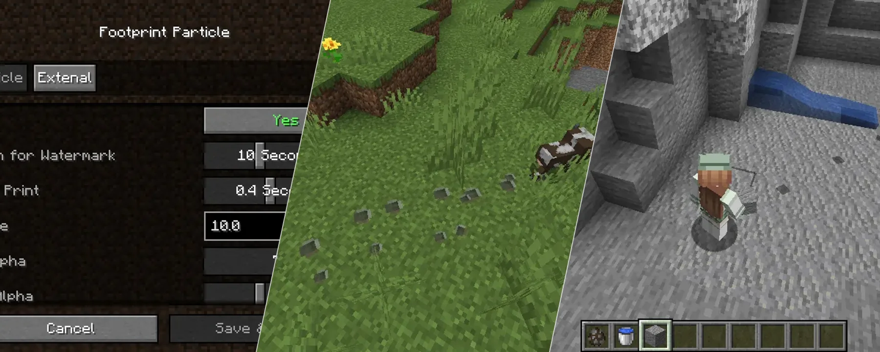 FootprintParticle — FootprintParticle screenshots 1–3
