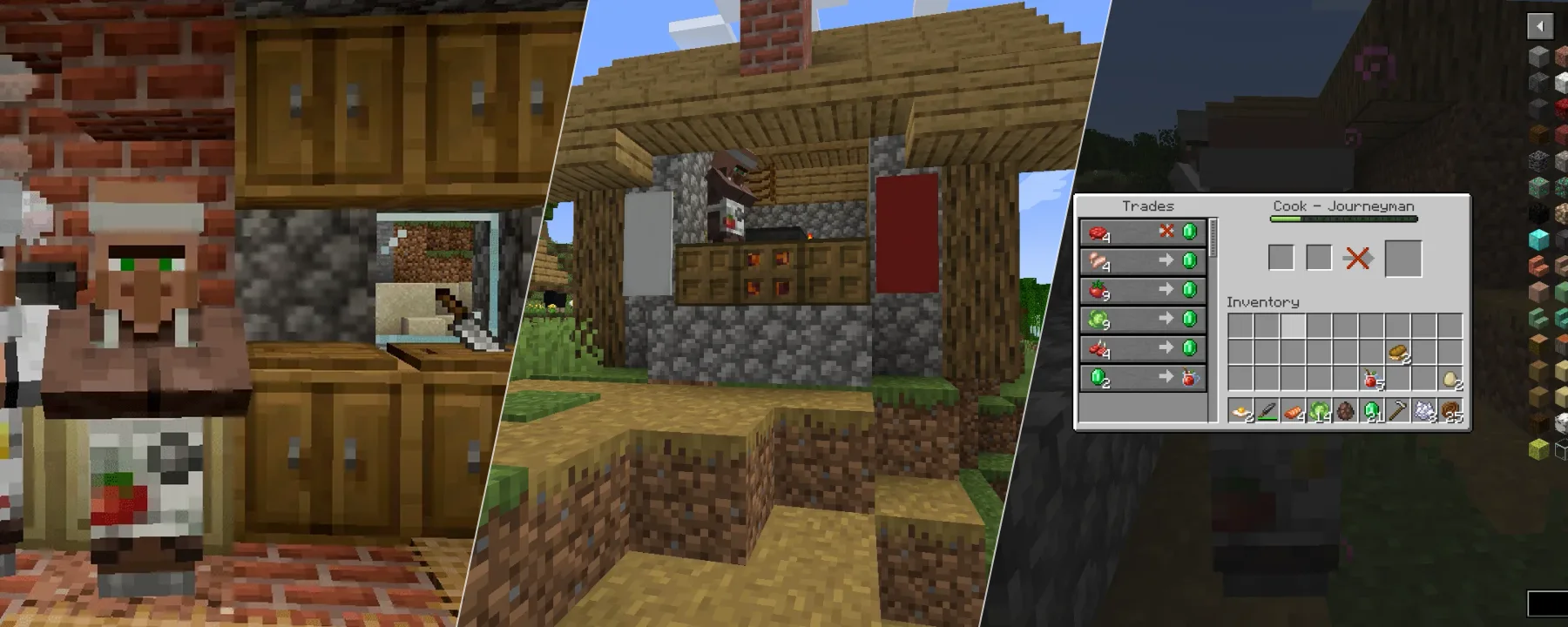 Chef's Delight [Forge] - Farmer's Delight Villagers — Chef's Delight [Forge] - Farmer's Delight Villagers screenshots 1–3
