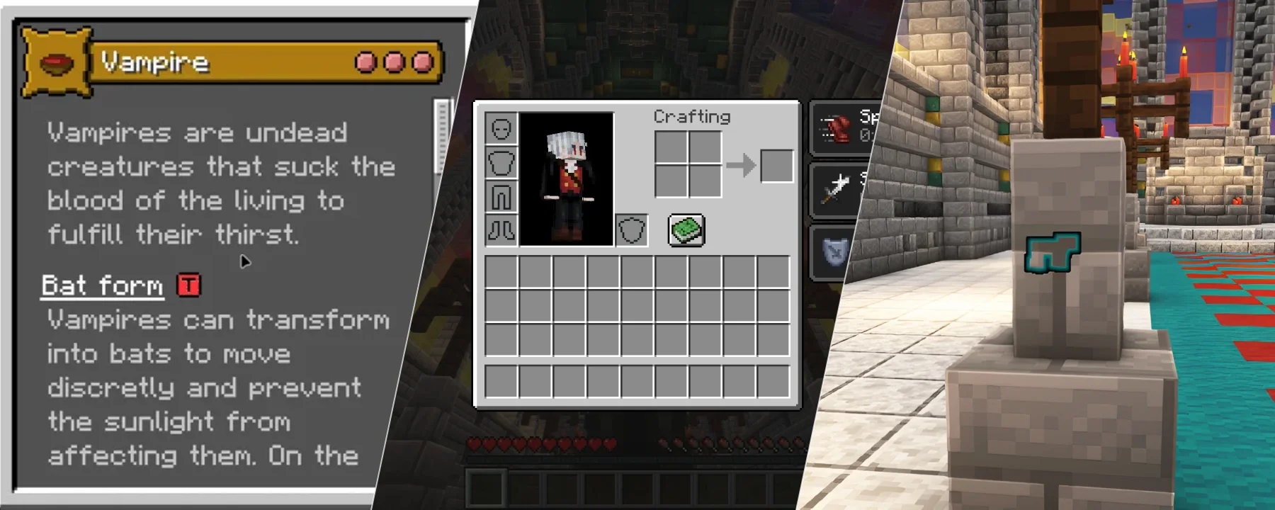 Origins: Vampire — Origins: Vampire screenshots 1–3