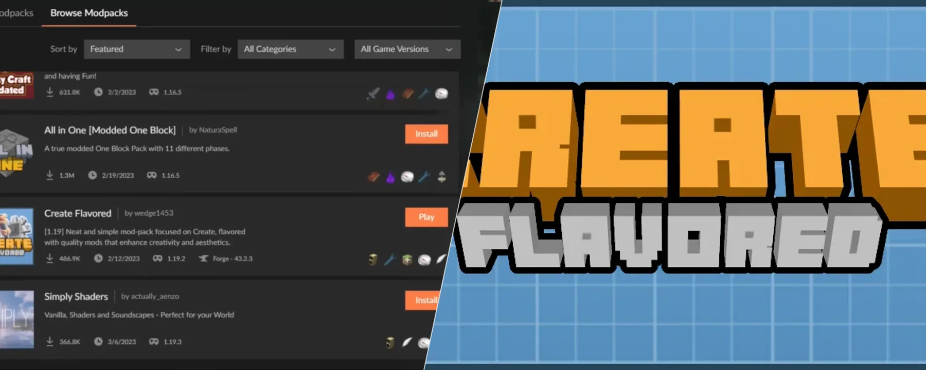 Create  Flavored — Create  Flavored screenshots 1–2
