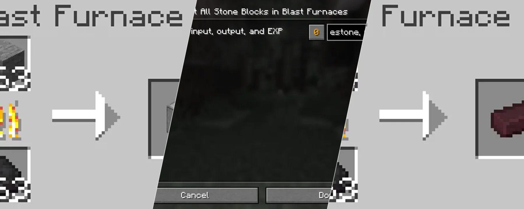 Smelt All Stone Blocks in Blast Furnaces [Fabric/Forge/NeoForge] — Smelt All Stone Blocks in Blast Furnaces [Fabric/Forge/NeoForge] screenshots 1–3