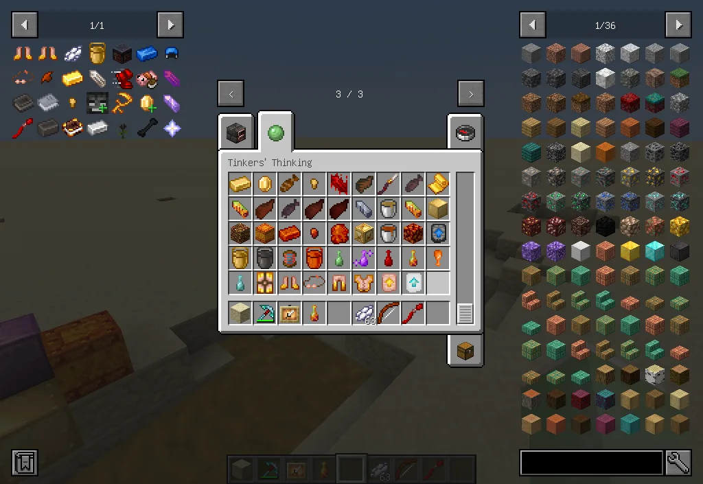 Tinkers' Thinking — Items