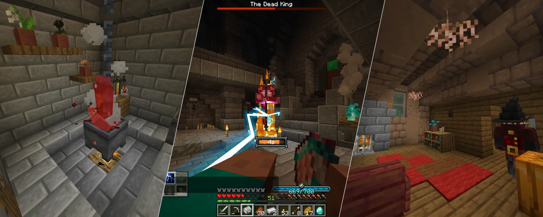 Iron's Spells 'n Spellbooks — Iron's Spells 'n Spellbooks screenshots 1–3