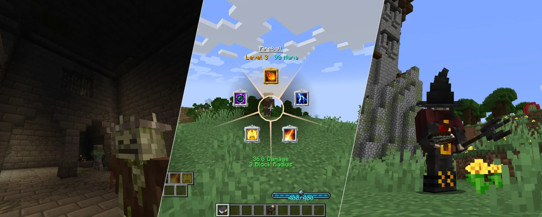 Iron's Spells 'n Spellbooks — Iron's Spells 'n Spellbooks screenshots 4–6